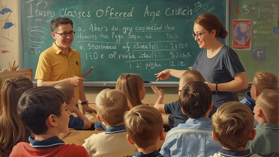 Classes Offered & Age Criteria