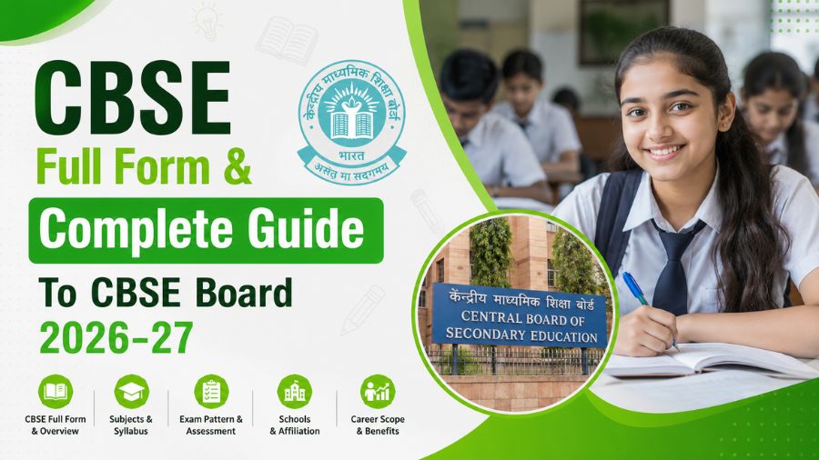 CBSE Full Form & Complete Guide To CBSE Board 2026-27