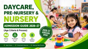 Daycare, Pre-Nursery & Nursery Admission Guide 2026-27