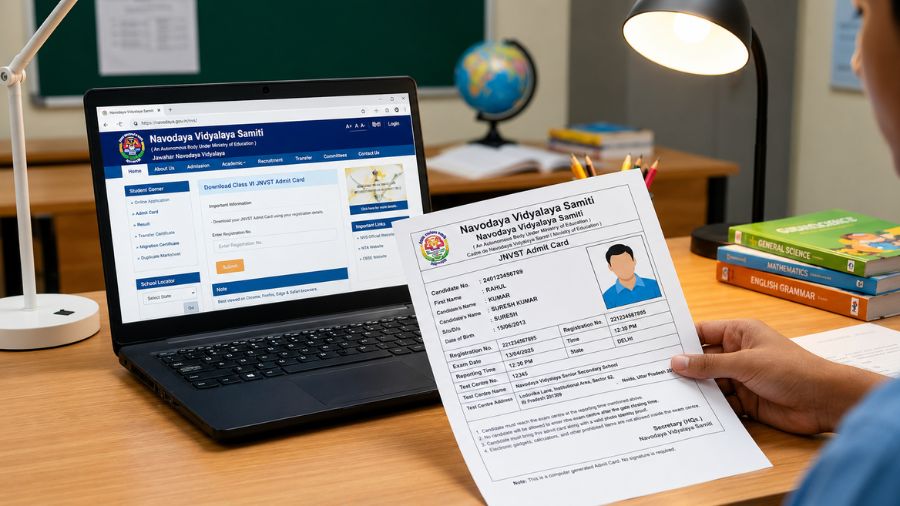 How to Download JNV Admit Card 