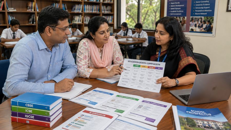 Board Comparison Checklist (CBSE/ICSE/State/International)